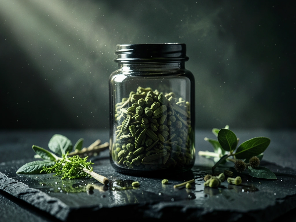 Botanical minerals in a lab environment